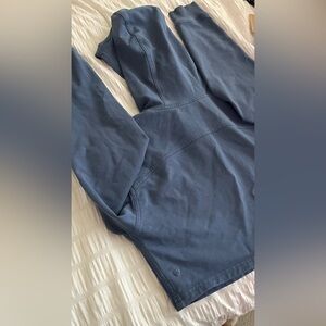 Lululemon steel blue cropped hoodie